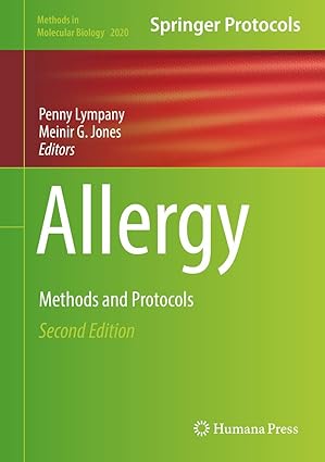 Allergy Methods and Protocols